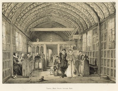 Chapelle, Moat House, Ightham, Kent - Joseph Nash