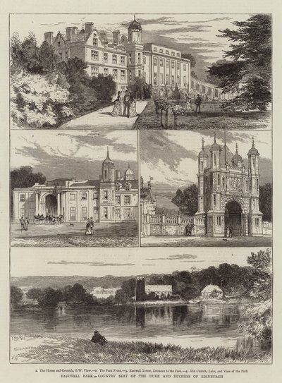 Eastwell Park, résidence de campagne du duc et de la duchesse d