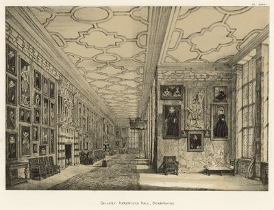 Galerie, Hardwicke Hall, Derbyshire - Joseph Nash
