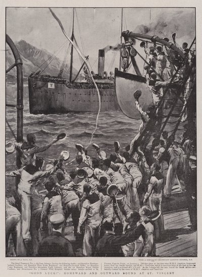 Bonne chance!, Aller et retour à St Vincent - Joseph Nash