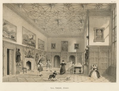 Hall, Parham, Sussex - Joseph Nash