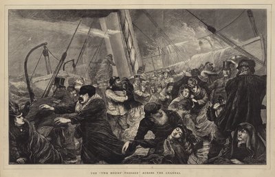 Le passage de deux heures à travers la Manche - Joseph Nash