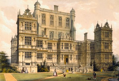 Wollaton Hall, Nottinghamshire, 1600, illustration de 