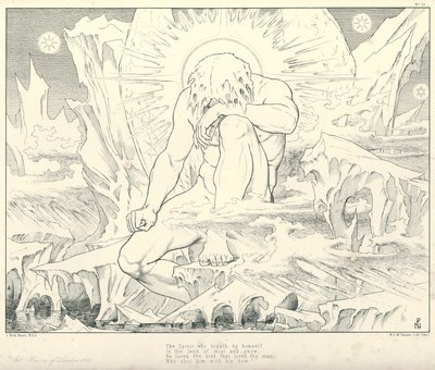 Illustration pour La Complainte du vieux marin de Coleridge - Joseph Noel (after) Paton