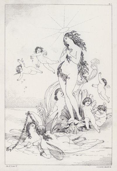 Prométhée délivré de Shelley, Acte II, Scène 5 (gravure) - Joseph Noel (after) Paton