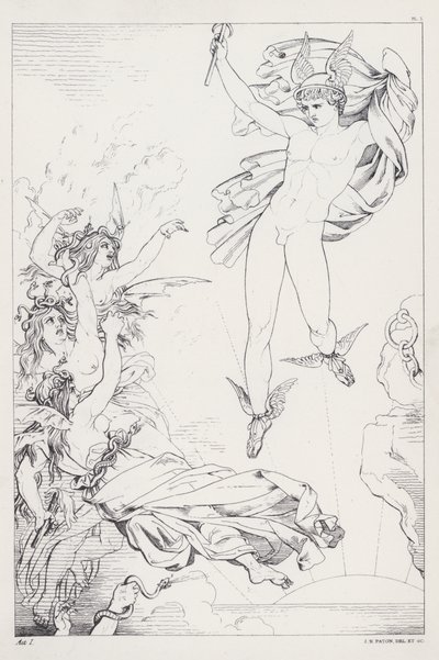 Prométhée délivré de Shelley, Acte I - Joseph Noel after Paton