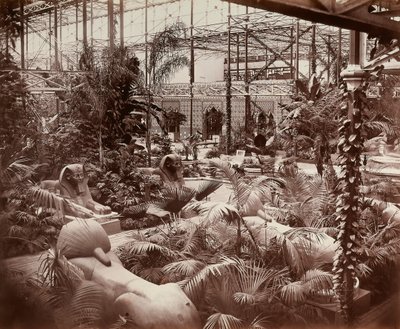 Le Crystal Palace à Londres : la section tropicale, c.1870 - Joseph Paxton