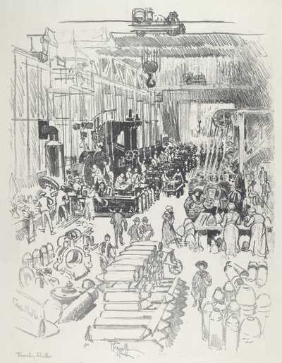 Finition des Obus - Joseph Pennell