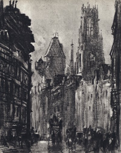Fleet Street - Joseph Pennell
