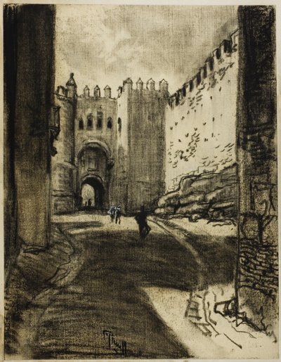 Porte, Ségovie - Joseph Pennell