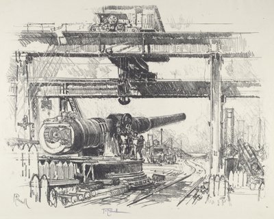 Test de fusil, 1916 - Joseph Pennell
