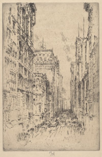 Broadway Inférieur - Joseph Pennell