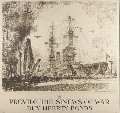 Fournissez les nerfs de la guerre, achetez des bons de la liberté - Joseph Pennell