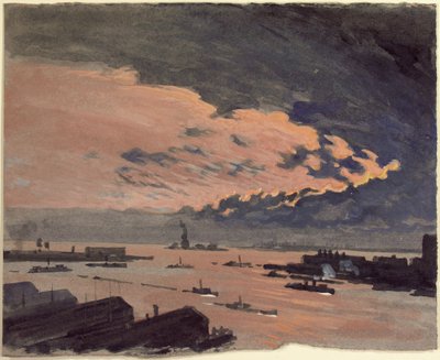 Nuages roses - Joseph Pennell