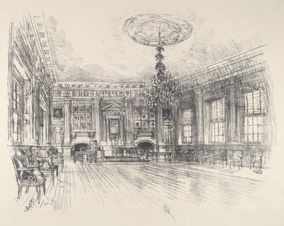 Salle des signataires, Independence Hall - Joseph Pennell