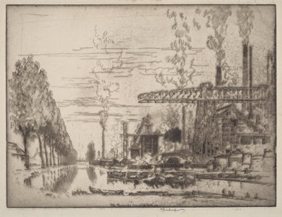 Le canal de Bruxelles, un Hobbema moderne - Joseph Pennell