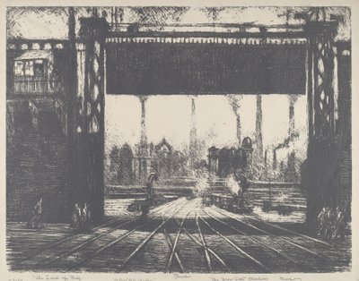 La porte de fer, Charleroi - Joseph Pennell