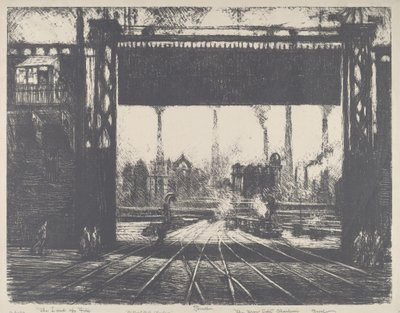 La Porte de Fer, Charleroi - Joseph Pennell