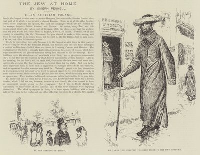 Le Juif chez lui, par Joseph Pennell - Joseph Pennell