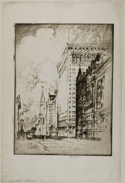 Le Lion, Chicago - Joseph Pennell