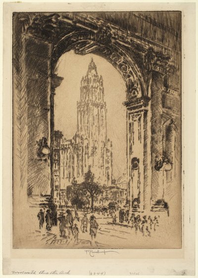 Le Woolworth Building à travers l