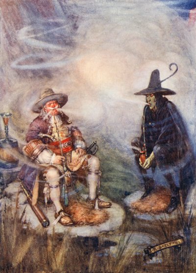 Comment la montagne de la Table a obtenu son nuage - Joseph Ratcliffe (after) Skelton