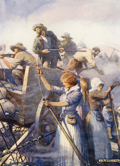 Les femmes ont chargé les fusils vides - Joseph Ratcliffe (after) Skelton