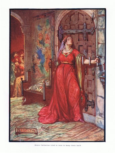 La brave Catherine a essayé en vain de les retenir - Joseph Ratcliffe Skelton
