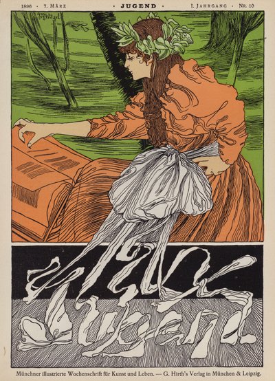 Illustration de couverture pour le magazine Jugend, 1896 - Joseph Rudolf Witzel