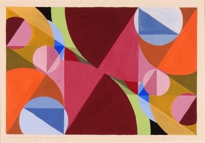 Zone brisée par des perpendiculaires, vers 1934 - Joseph Schillinger