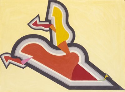 Étude en Rythme : Rouge et Or, vers 1934 - Joseph Schillinger