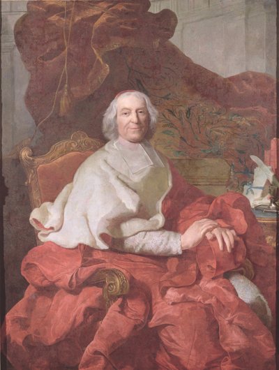 Cardinal André Hercule de Fleury, évêque de Fréjus et Premier ministre de Louis XV - Joseph Siffred Duplessis