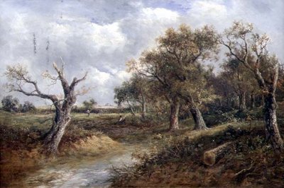 Paysage avec arbre mourant - Joseph Thors