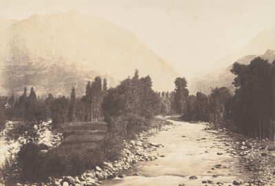 Vallée de Lur prise du chemin de Sasie à St-Sauveur, 1850 - Joseph Vigier