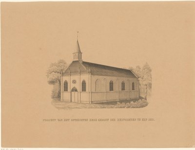 Église réformée à Erp (Projet de construction de l