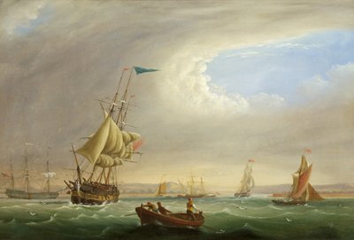 Paysage marin avec entrée d
