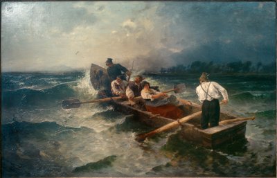 Poursuite de braconniers - Joseph Wopfner