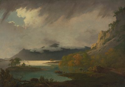 Derwent Water, avec Skiddaw au loin - Joseph Wright of Derby