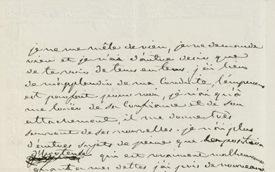 Lettre autographe à Eugène de Beauharnais, Paris, 2 janvier 1809 (plume et encre sur papier) - Josephine de Beauharnais