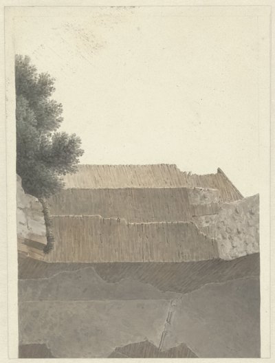 Partie de la voûte du Temple de Minerva Medica à Rome (détail) - Josephus Augustus Knip