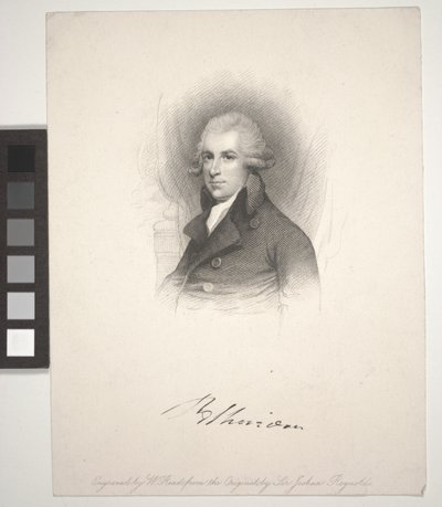 Richard Brinsley Sheridan, gravé par W. Read (1824-1837) - Joshua (after) Reynolds