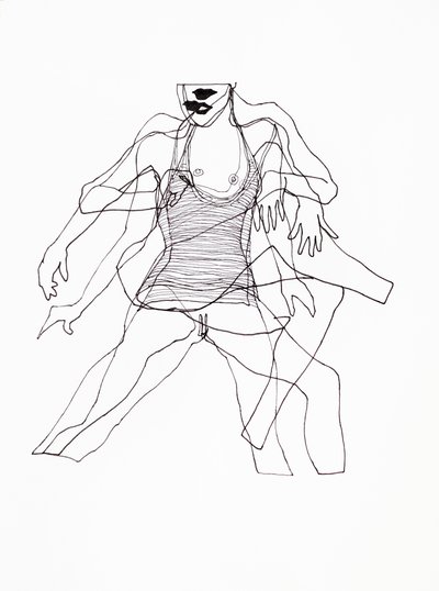 Femme dansant (abstrait) - Joshua Hoskins