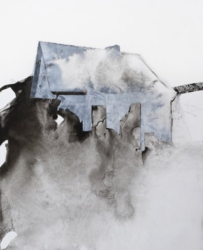 Maison abstraite en ruines - Joshua Hoskins