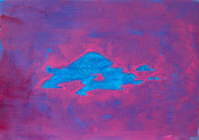 Paysage abstrait aux couleurs vives - Joshua Hoskins