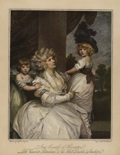 Jane Comtesse de Harrington, Lord Vicomte Petersham, et l