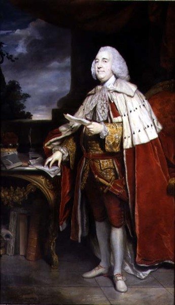 Portrait de Robert Marsham, deuxième Baron Romney et deuxième Président de la Société - Joshua Reynolds