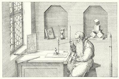 Orfèvre allemand, artiste et graveur Wenzel Jamnitzer dans son atelier - Jost (after) Amman