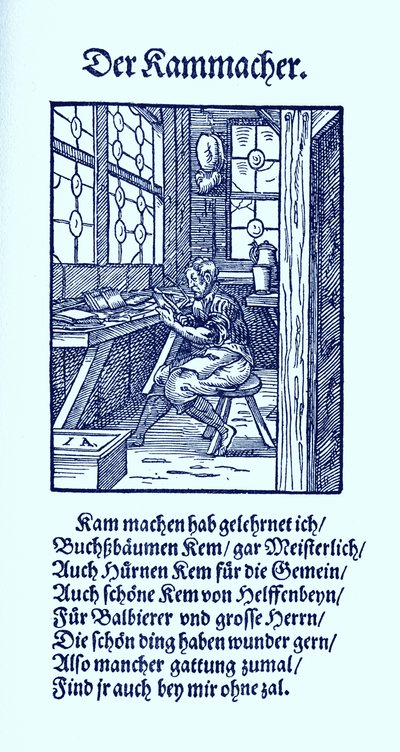 Fabricant de peignes - Jost Amman