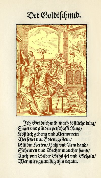 Orfèvre - Jost Amman