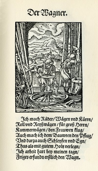 Fabricant de chariots - Jost Amman